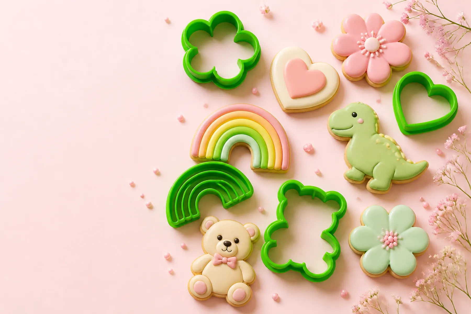 Cortadores de galletas personalizados y galletas decoradas